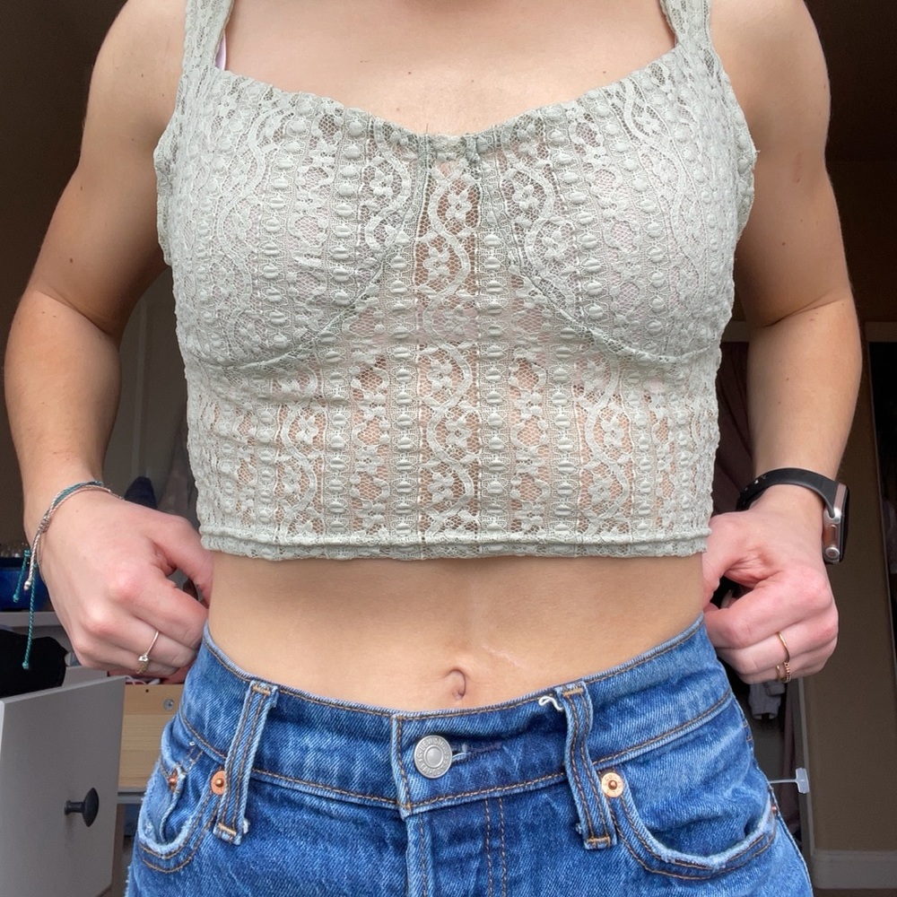 Crop Lace Cami Top